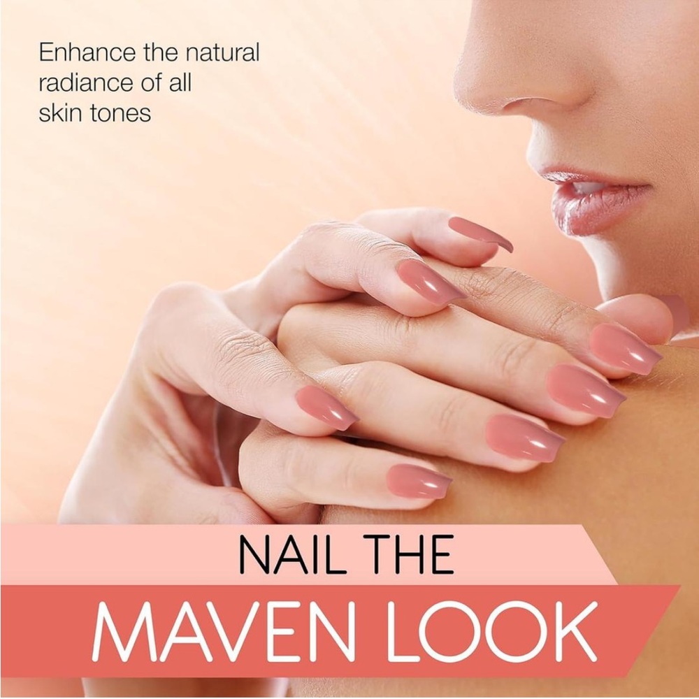 Ardell Nail Addict Naked Maven Press-On Nails Coffin‎ Shape New - Picture 2 of 7